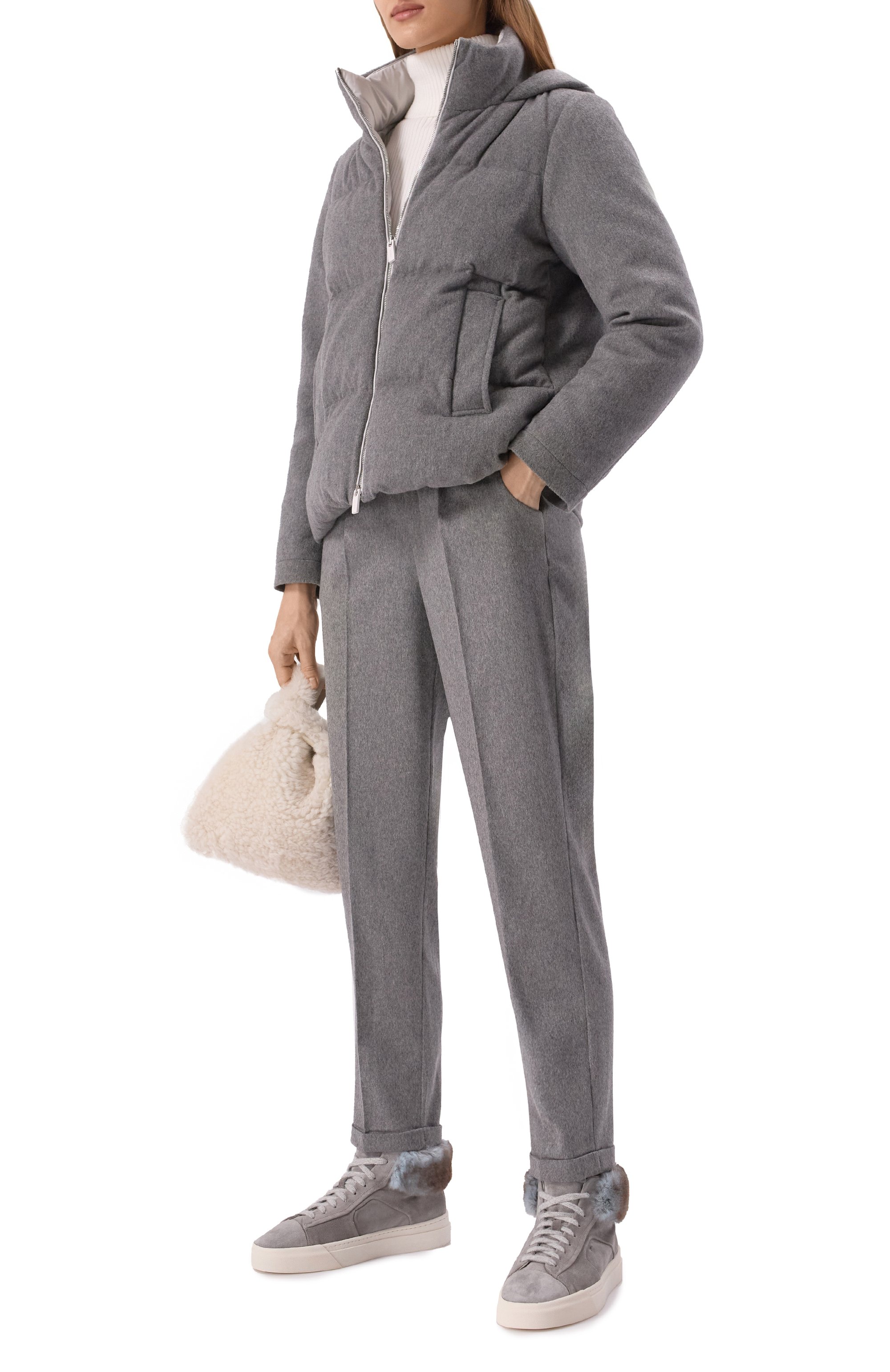 Кашемировые брюки KITON, арт. D37102K0580E03, фото 2