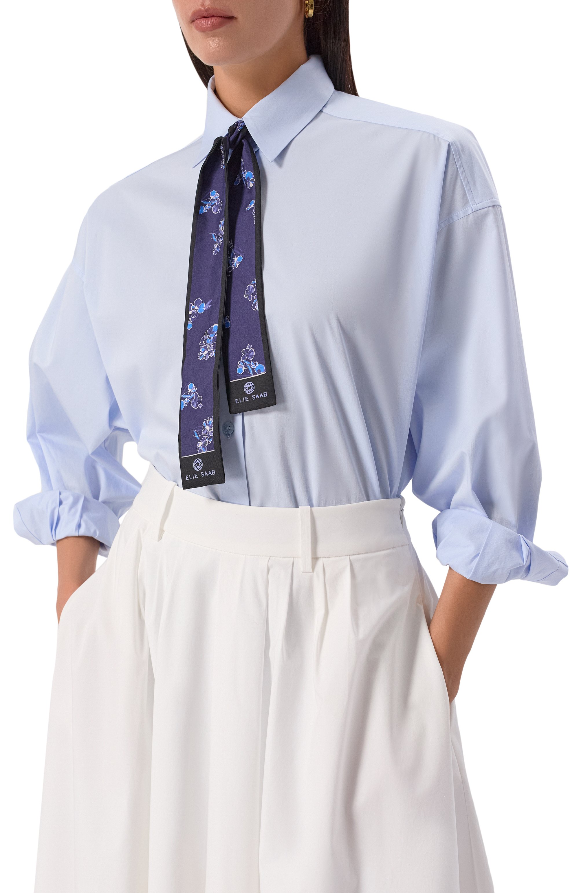 Шелковый шарф-твилли ELIE SAAB, арт. SE5120SS398, фото 2