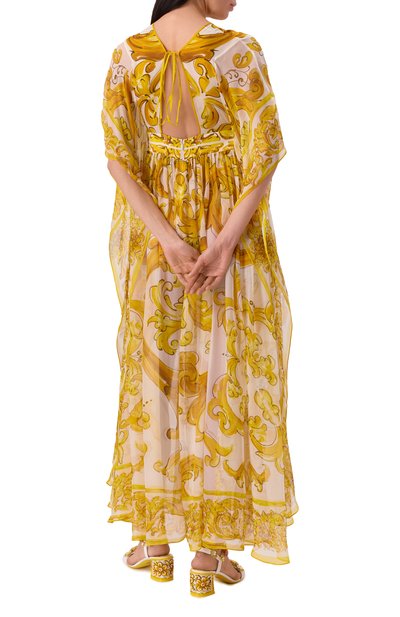 Шелковое платье DOLCE & GABBANA, арт. F6JDFT/HI1TZ, фото 4