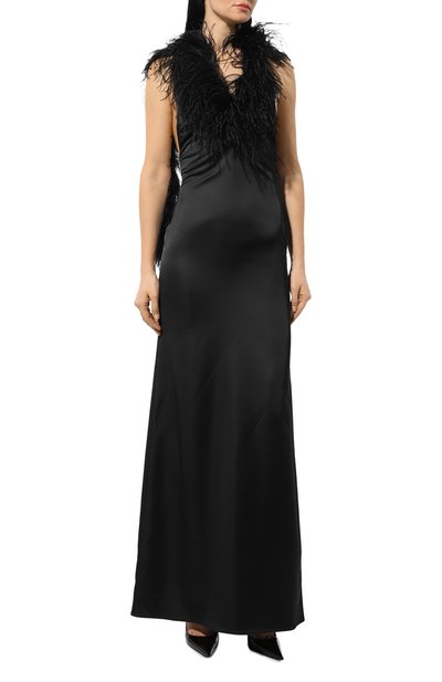 Платье GIUSEPPE DI MORABITO черного цвета по цене 83950 руб., арт. 02PSLD101P 02109, фото 3 Платье GIUSEPPE DI MORABITO, арт. 02PSLD101P 02109, фото 3