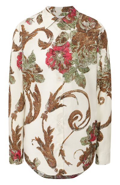 Женская хлопковая рубашка DRIES VAN NOTEN, арт. 201-10758-9401