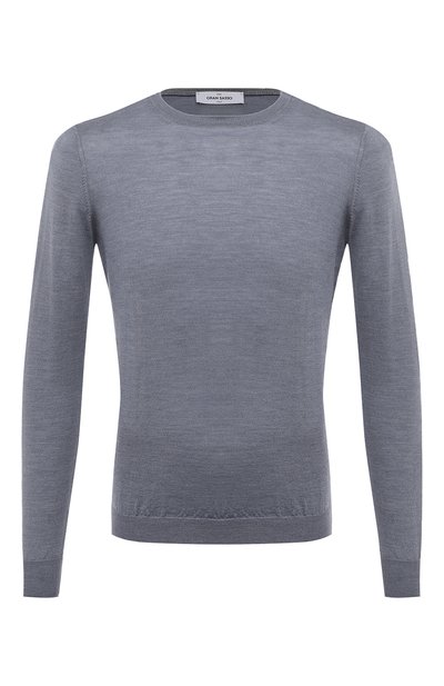 Мужской джемпер из шерсти и шелка GRAN SASSO, арт. 57167/13190