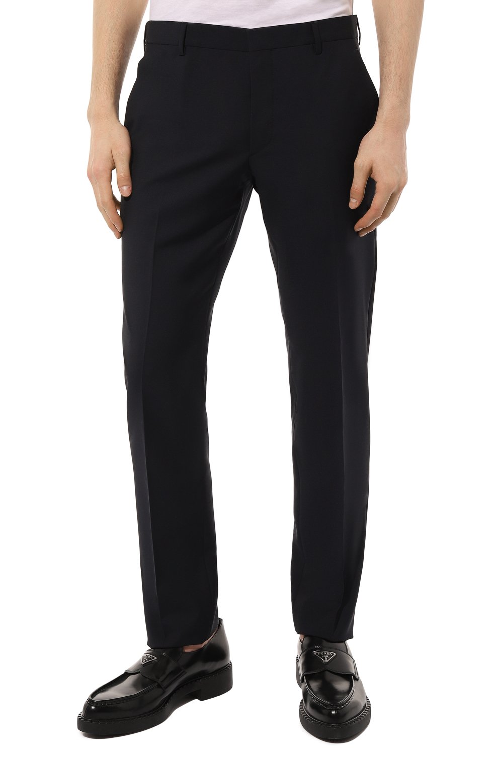 Шерстяные брюки PRADA, арт. UPA841-D39-F0008-131, фото 3