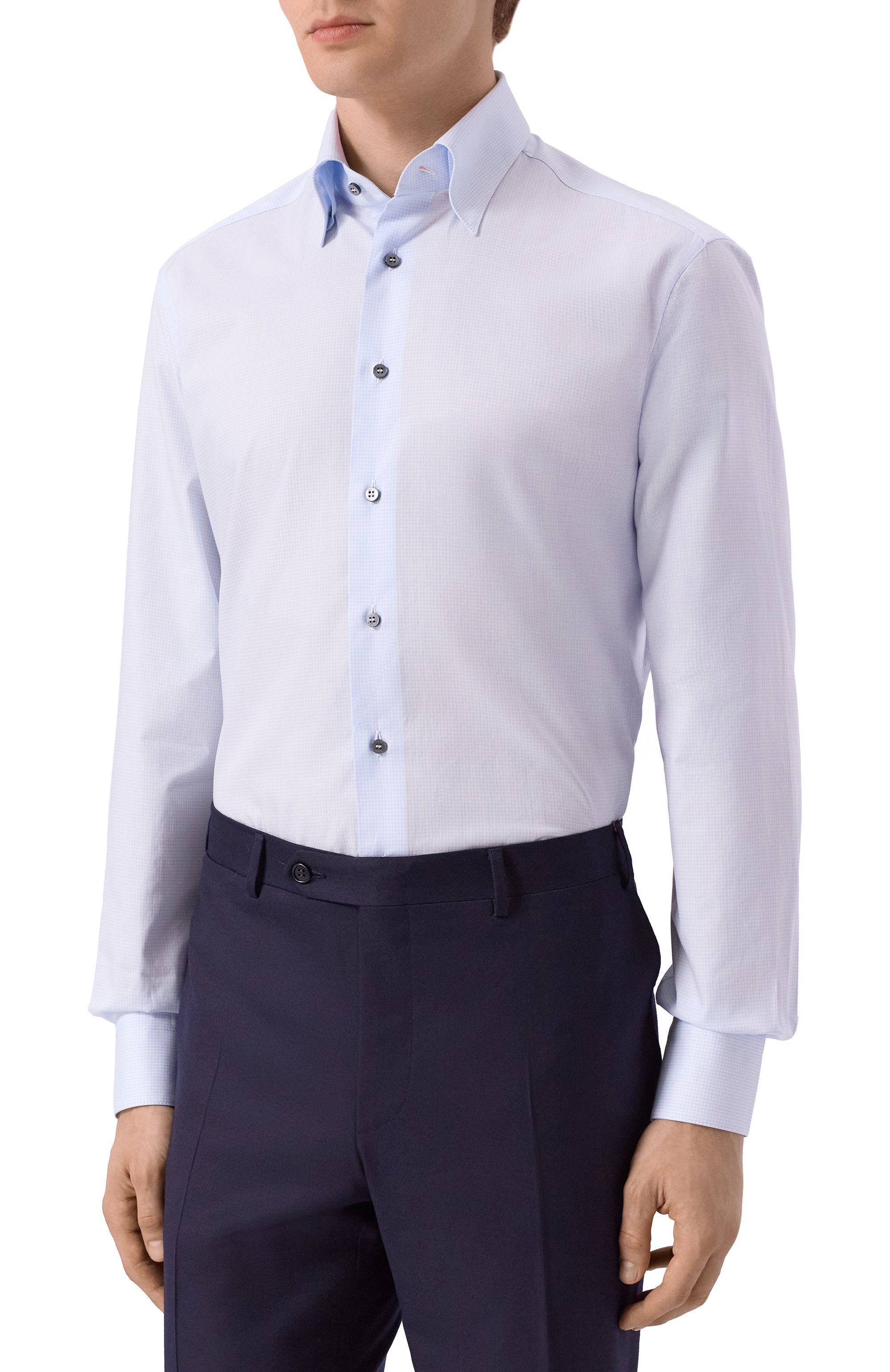 Хлопковая сорочка ZILLI, арт. CLAB01M010005546Q, фото 3