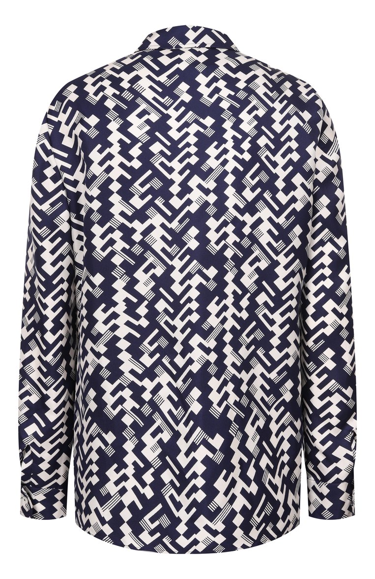 Шелковая рубашка PRADA, арт. P431E-1WUX-F0216-201, фото 2