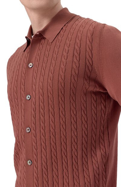 Хлопковая рубашка GRAN SASSO, арт. 57173/18167, фото 5