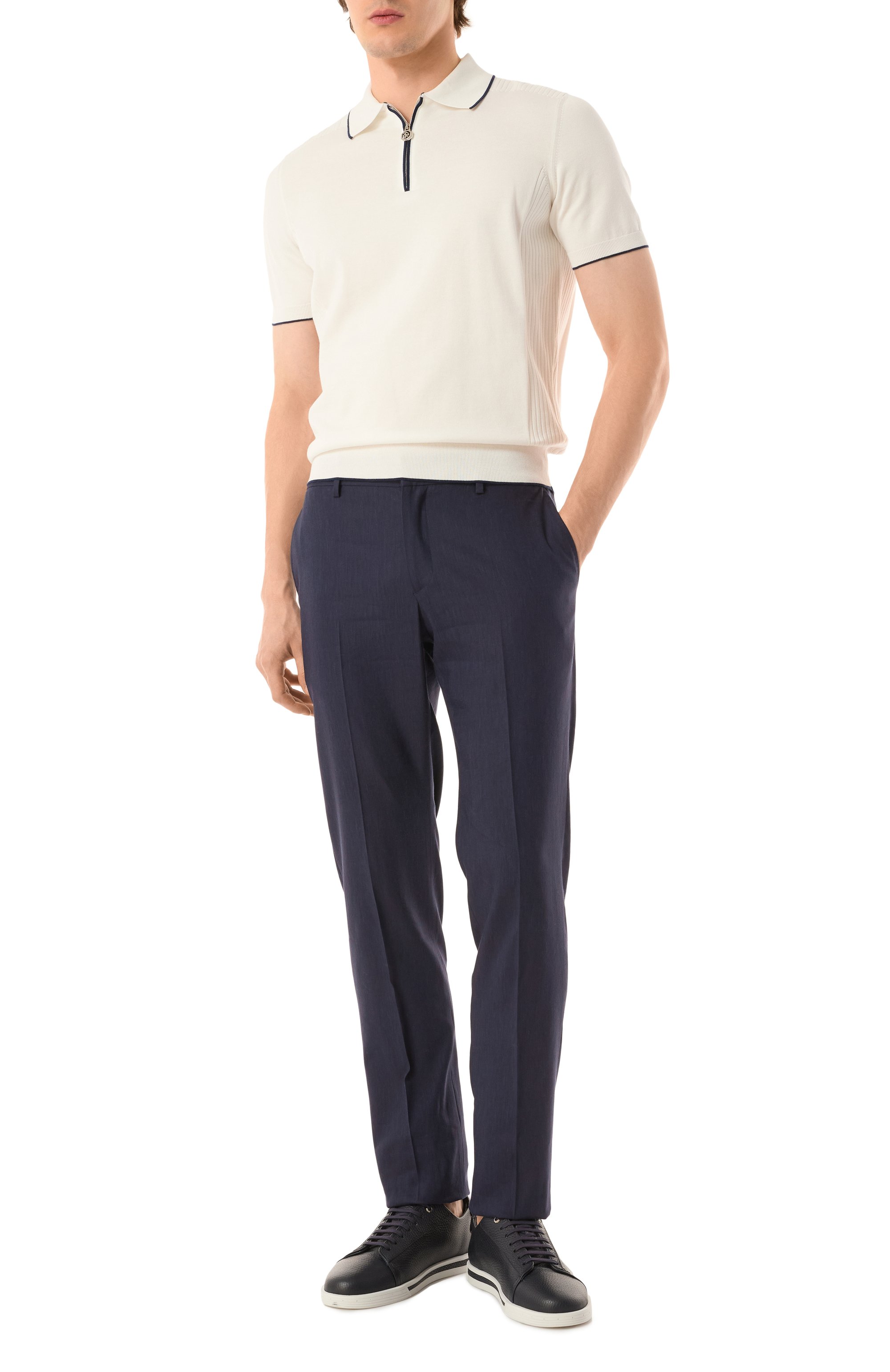 Брюки изо льна и шерсти STEFANO RICCI, арт. M1T8000006/WL003L, фото 2