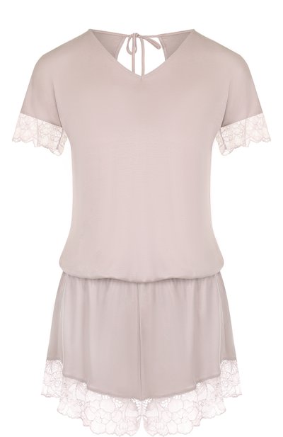 Женская приталенный комбинезон с кружевной отделкой HANRO, арт. 076373