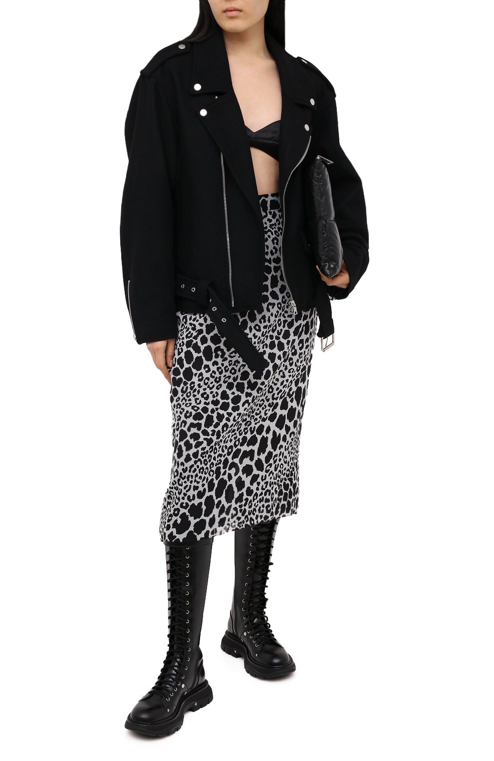 Шелковая юбка ALESSANDRA RICH, арт. FAB2287-F2975, фото 2