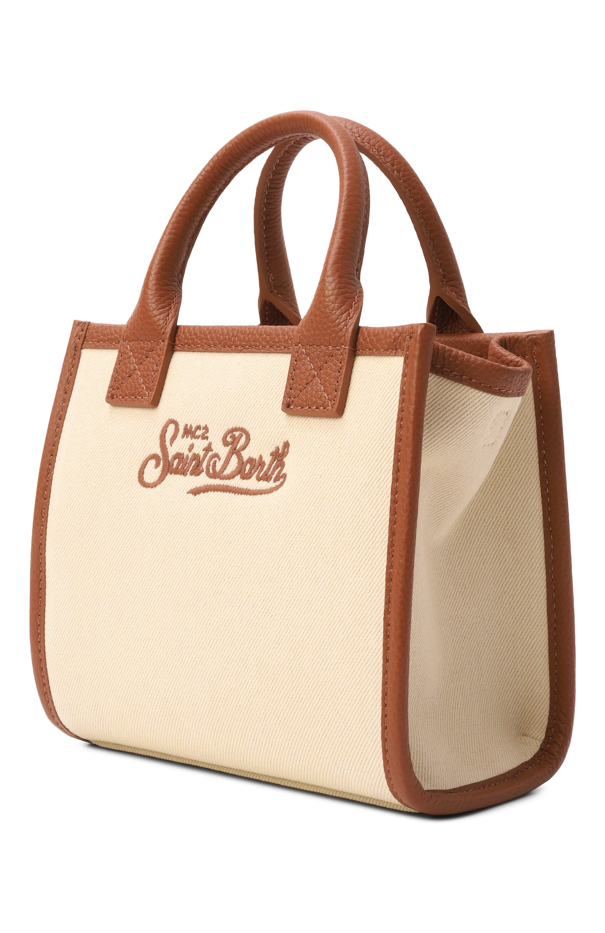 Сумка vanity mini MC2 SAINT BARTH бежевого цвета по цене 32350 руб., арт. VANMI001-01517L/VANITY BAG MINI, фото 4 Сумка vanity mini MC2 SAINT BARTH, арт. VANMI001-01517L/VANITY BAG MINI, фото 4