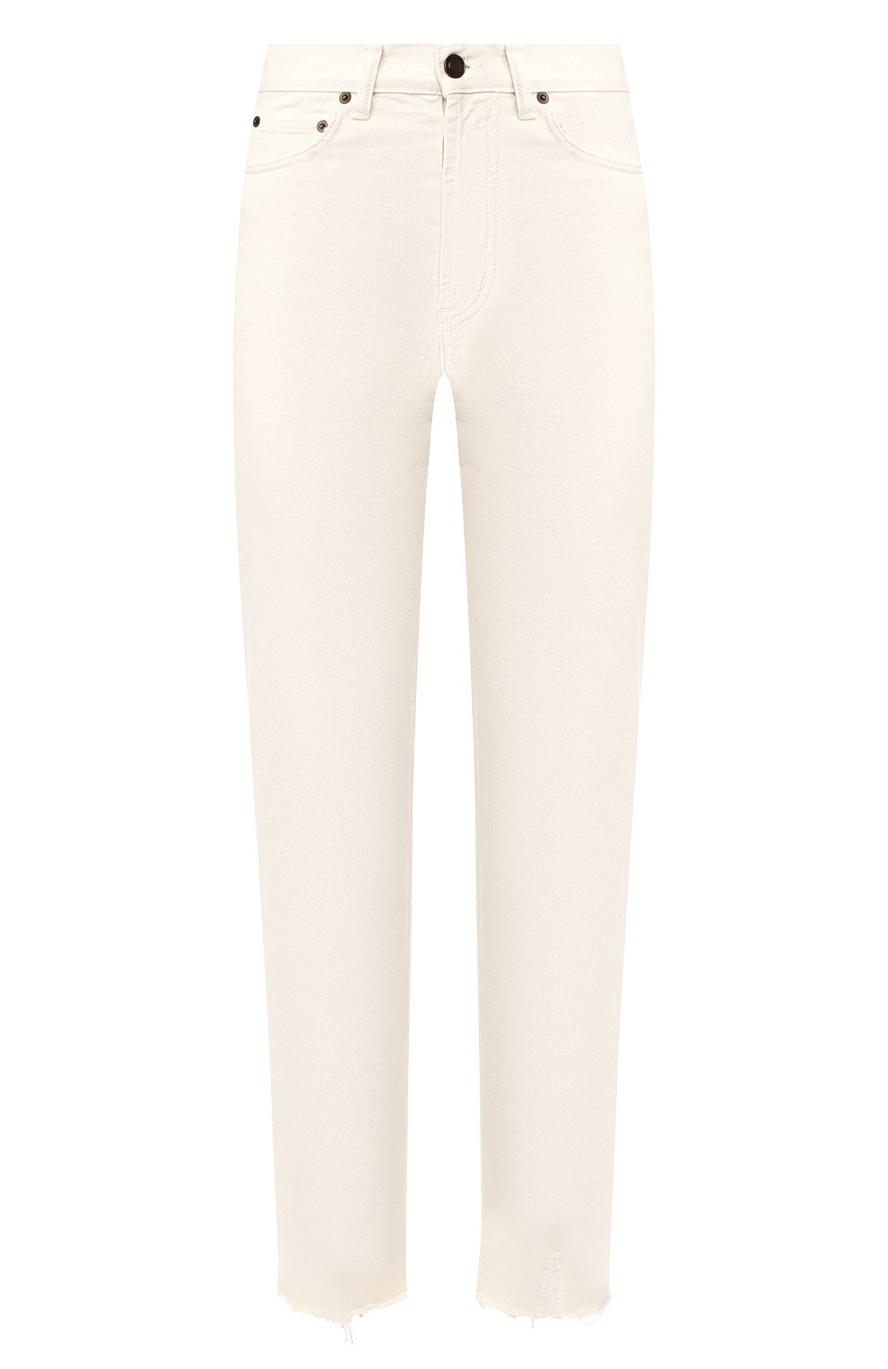Джинсы SAINT LAURENT белого цвета по цене 63900 руб., арт. 612062/Y538V, фото 1 Джинсы SAINT LAURENT, арт. 612062/Y538V, фото 1