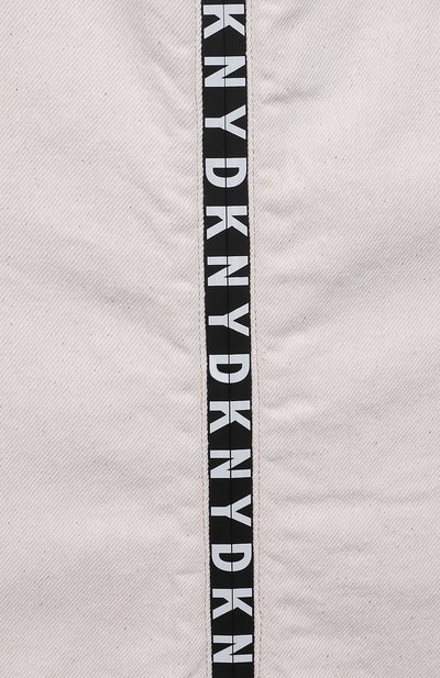 Хлопковый сарафан DKNY бежевого цвета по цене 12510 руб., арт. D32793, фото 3 Хлопковый сарафан DKNY, арт. D32793, фото 3