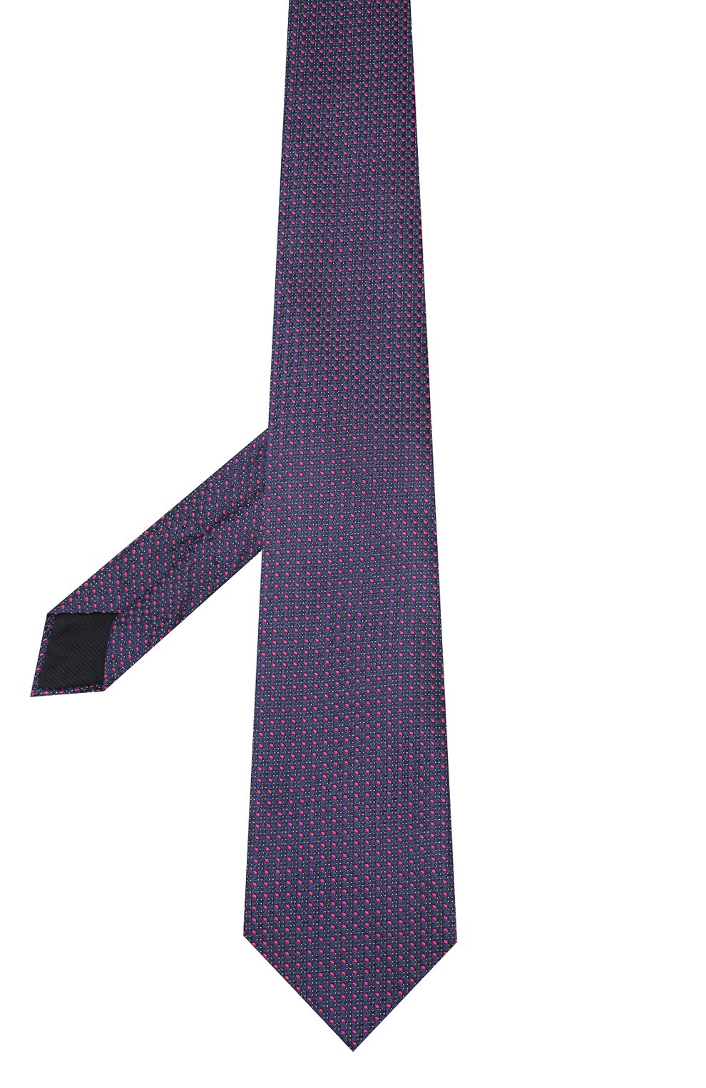 Шелковый галстук CORNELIANI синего цвета по цене 13050 руб., арт. 85U302-0120374/00, фото 2 Шелковый галстук CORNELIANI, арт. 85U302-0120374/00, фото 2