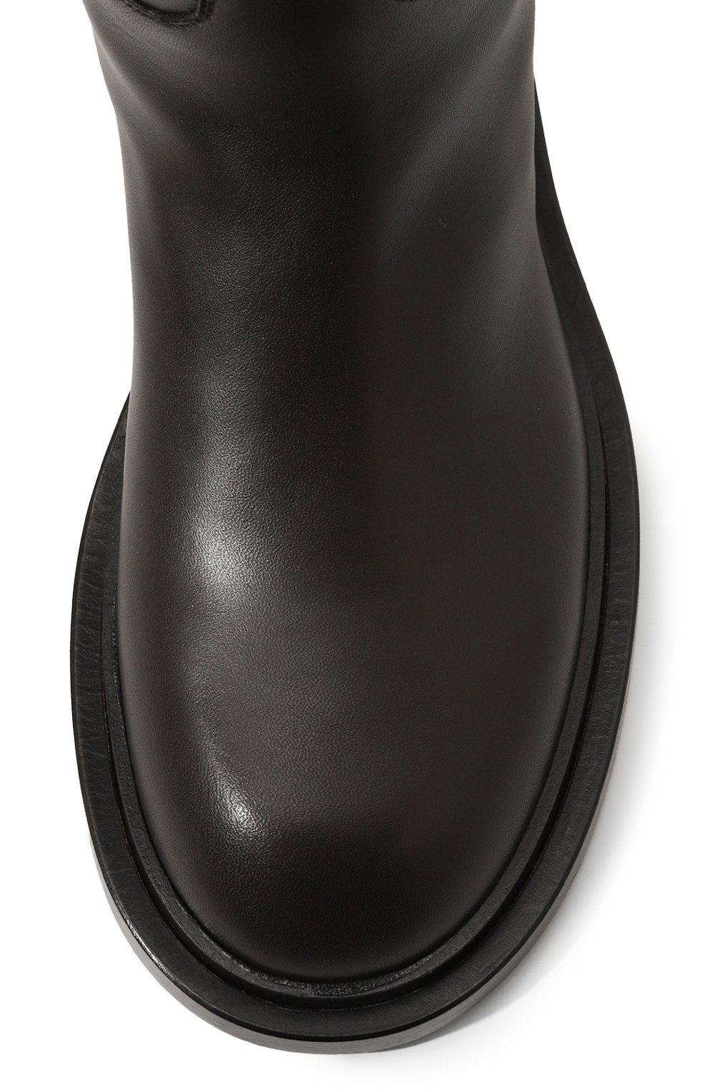 Кожаные сапоги andrea MATTIA CAPEZZANI темно-коричневого цвета по цене 76900 руб., арт. W302/NAPPA, фото 6 Кожаные сапоги andrea MATTIA CAPEZZANI, арт. W302/NAPPA, фото 6