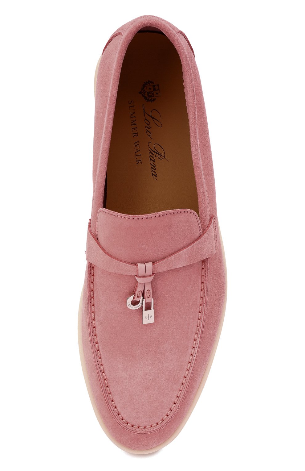 Замшевые лоферы summer charms walk LORO PIANA, арт. FAE5444, фото 6