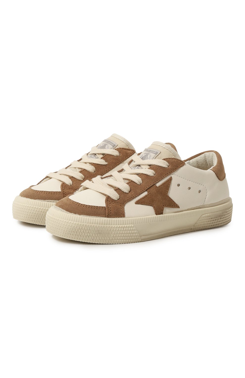 Кожаные кеды GOLDEN GOOSE DELUXE BRAND, арт. GYF00496.F005469, фото 1