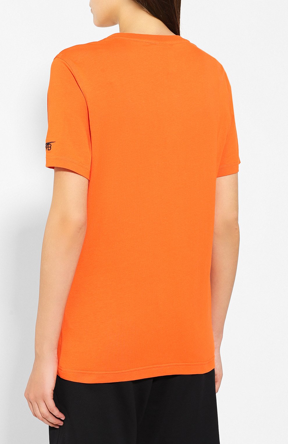 Хлопковая футболка REEBOK оранжевого цвета по цене 8545 руб., арт. FI9475, фото 4 Хлопковая футболка REEBOK, арт. FI9475, фото 4