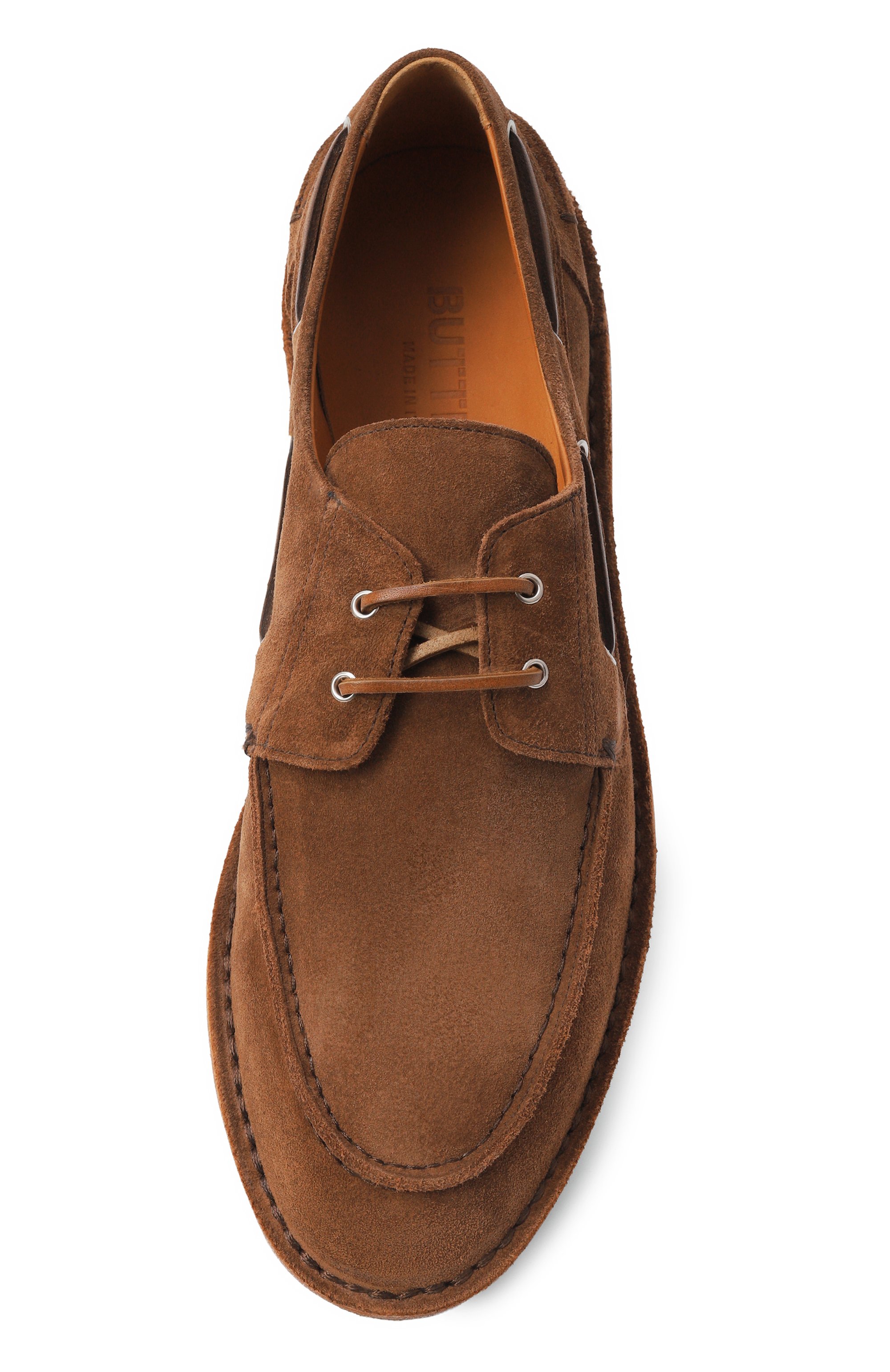 Замшевые топсайдеры argentario BUTTERO, арт. B9322G0RH-UG, фото 5