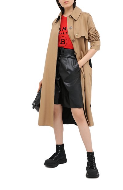 Хлопковая футболка BALMAIN, арт. UF11350/I551, фото 2