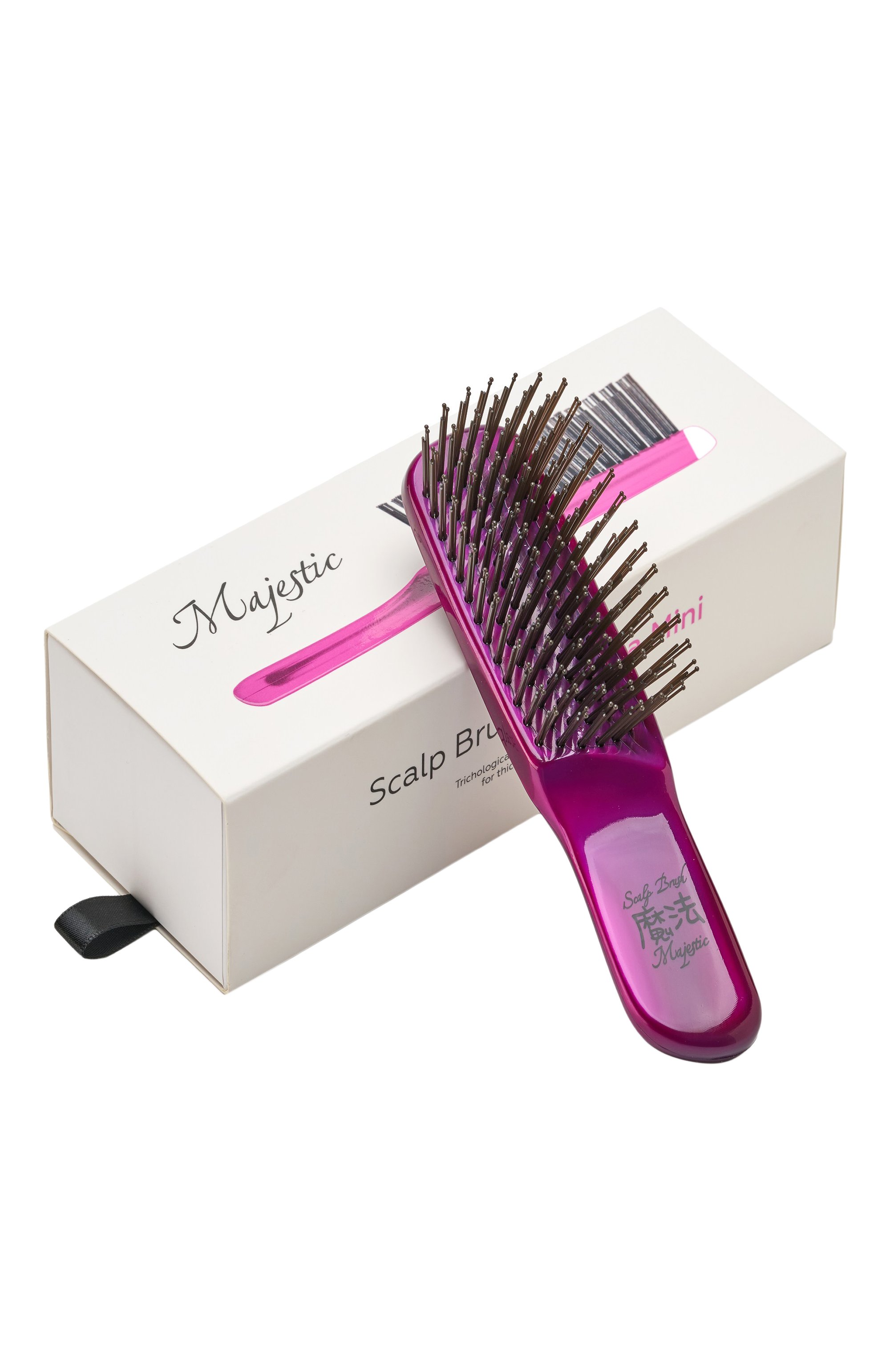 Мини-расческа scalp brush 284 зубца, оттенок фуксия MAJESTIC фуксия цвета по цене 12000 руб., арт. 4673748653171, фото 3 Мини-расческа scalp brush 284 зубца, оттенок фуксия MAJESTIC, арт. 4673748653171, фото 3