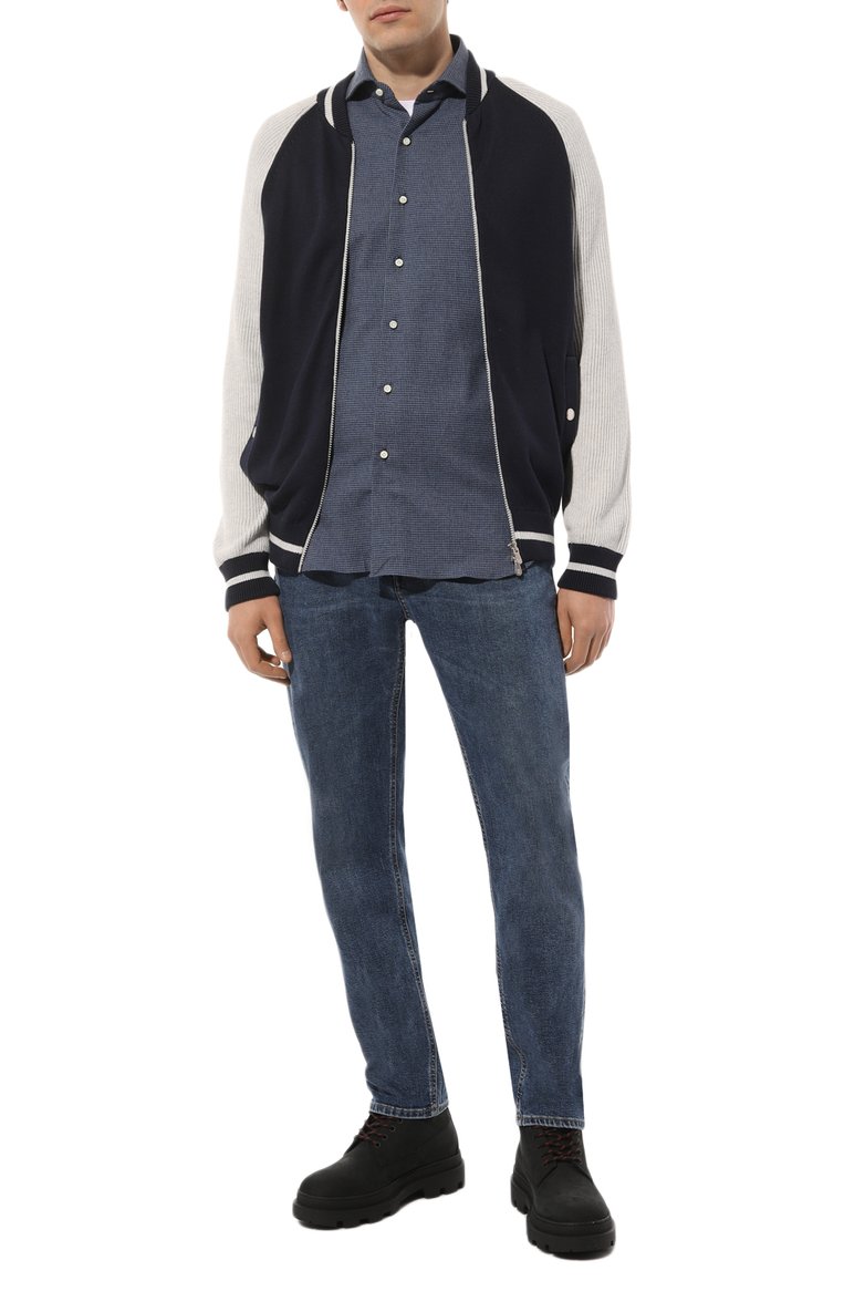 Хлопковый кардиган BRUNELLO CUCINELLI, арт. M28706201, фото 2