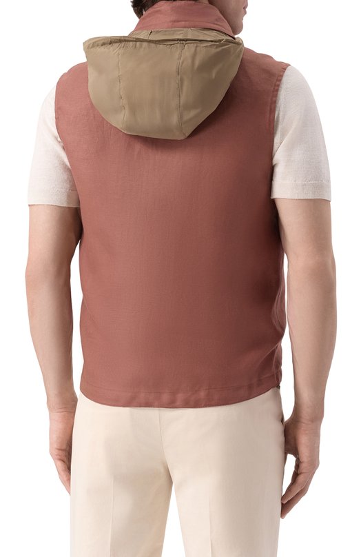 Двусторонний жилет Corneliani 25C5P8-2520153 Розовый  25C5P8-2520153 Фото 8