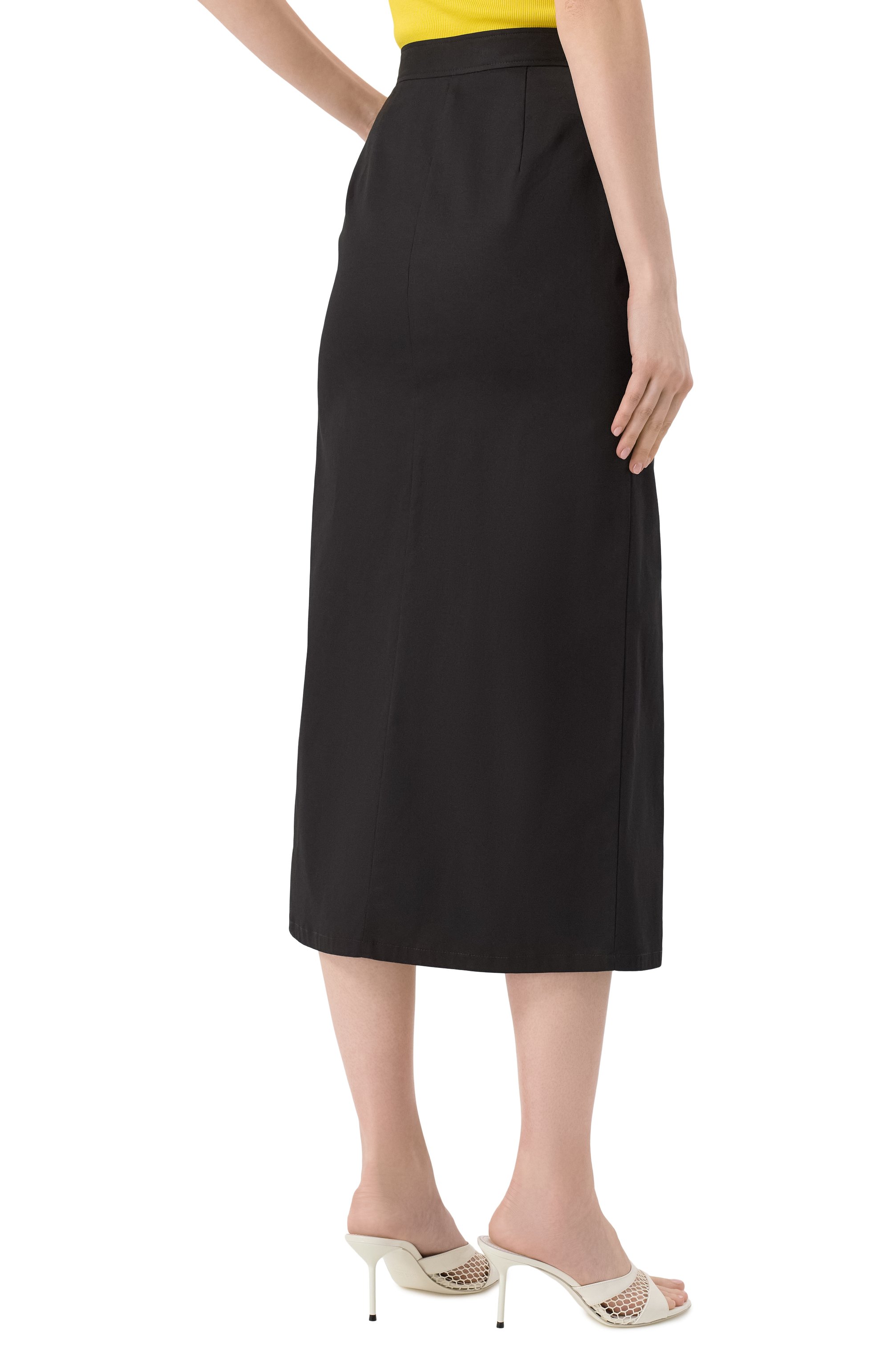 Хлопковая юбка MSGM, арт. 3841MDD26/257126, фото 4