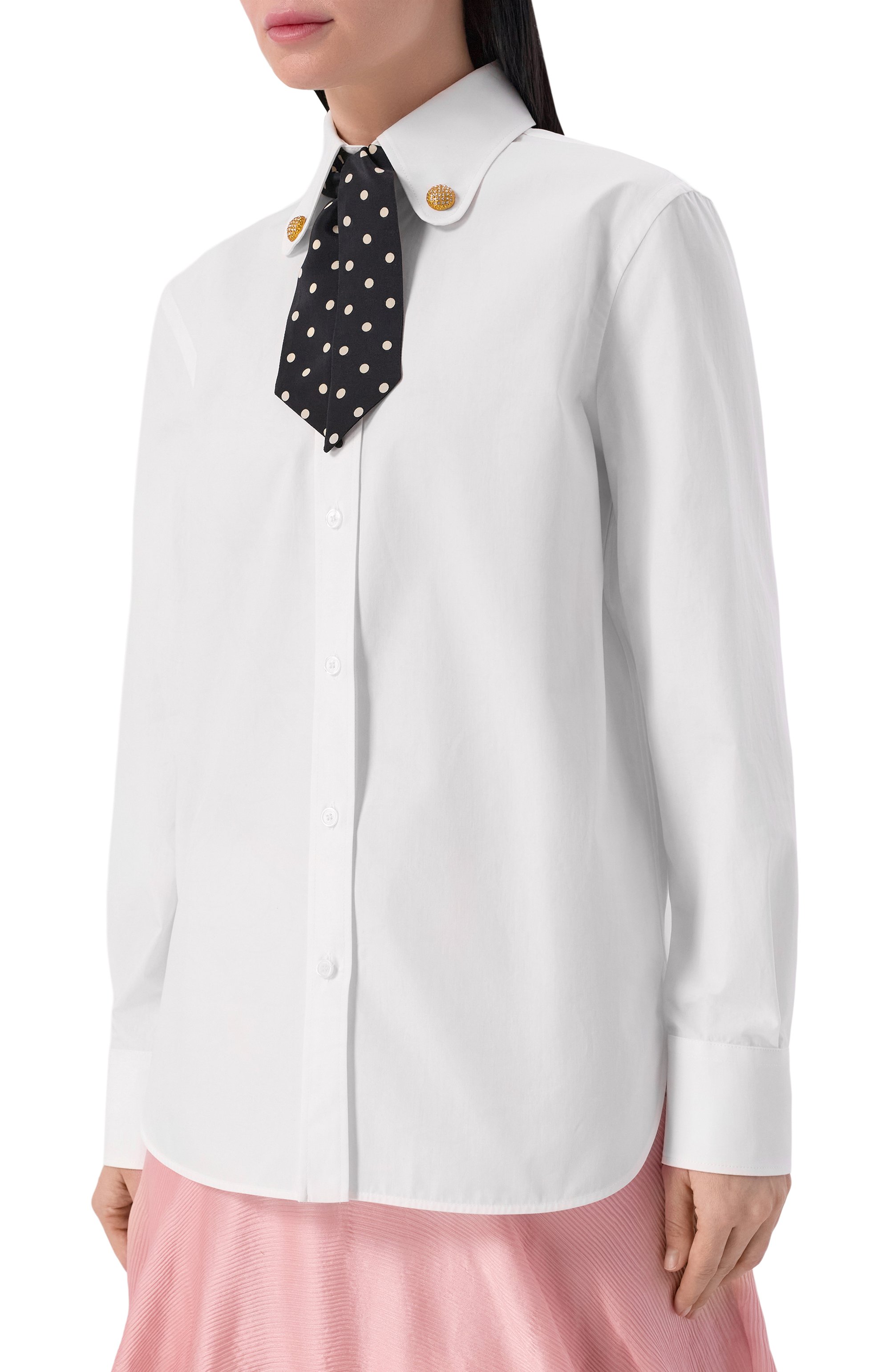 Хлопковая рубашка VALENTINO, арт. 8B3AB8B0/5A6, фото 3