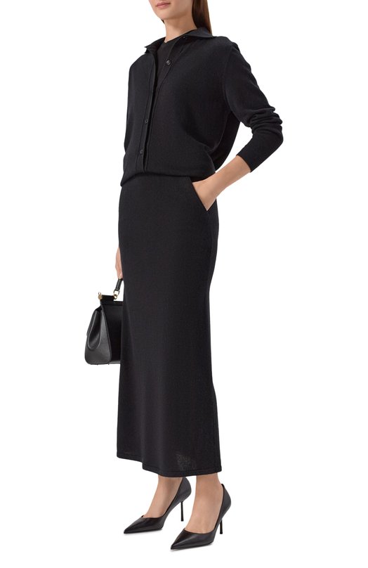 Кашемировая юбка MVST M25.1MW.K413 Чёрный  M25.1MW.K413 Фото 2