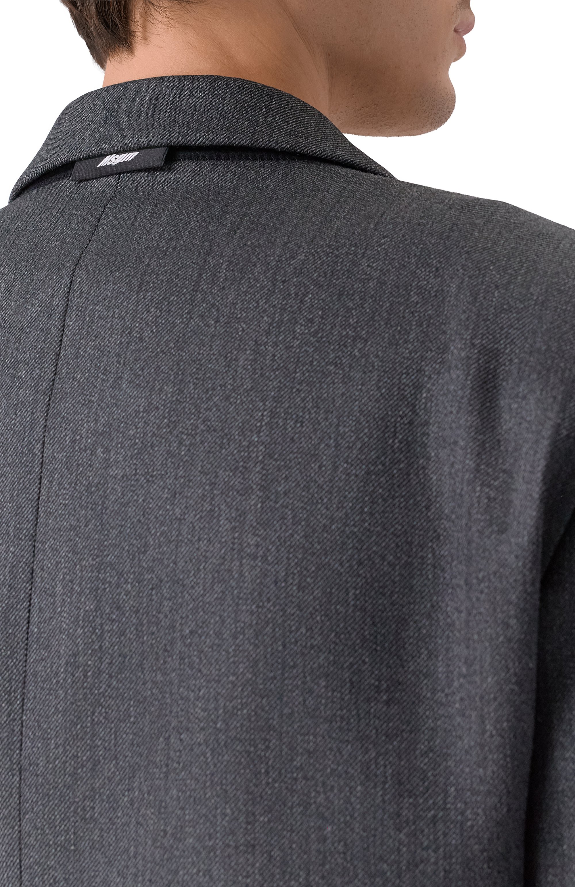 Шерстяной пиджак MSGM темно-серого цвета по цене 69950 руб., арт. 3940MG09/257506, фото 5 Шерстяной пиджак MSGM, арт. 3940MG09/257506, фото 5