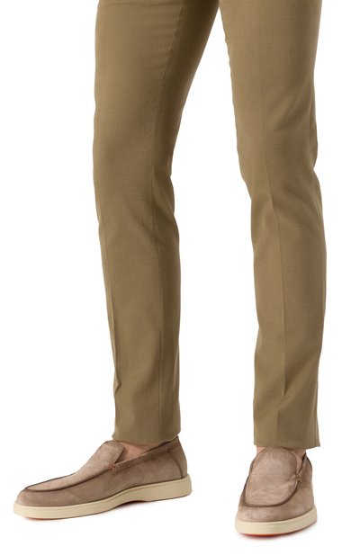 Замшевые лоферы detroit SANTONI, арт. MGDG17824TICBGEX, фото 3