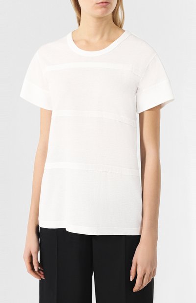 Хлопковая футболка JIL SANDER NAVY, арт. JNWM7007A/JM2586, фото 3
