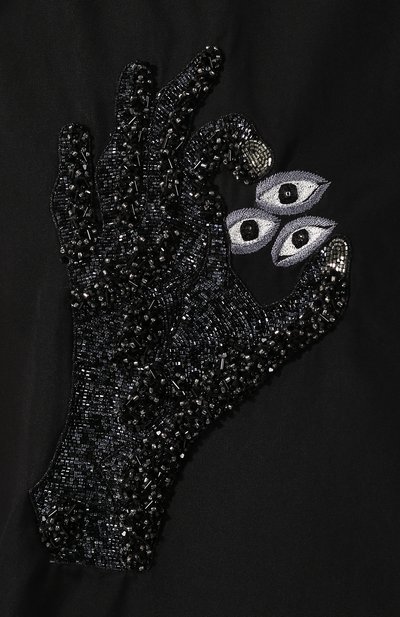 Хлопковая рубашка YOHJI YAMAMOTO черного цвета по цене 75250 руб., арт. YJ-B06-028, фото 5 Хлопковая рубашка YOHJI YAMAMOTO, арт. YJ-B06-028, фото 5