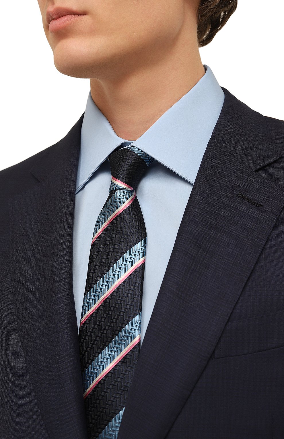 Шелковый галстук LANVIN, арт. 3121/TIE, фото 2
