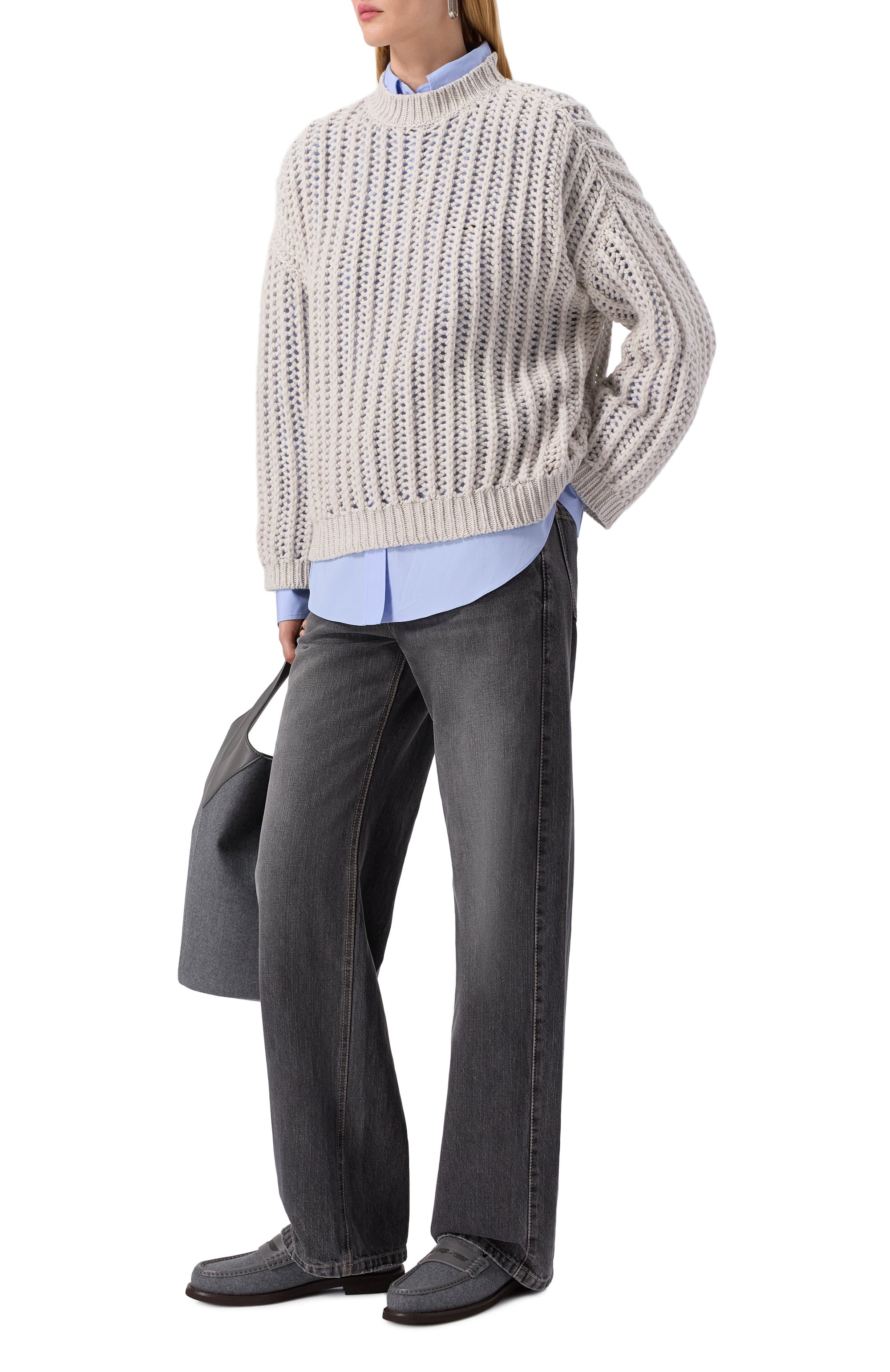 Текстильные пенни-лоферы BRUNELLO CUCINELLI, арт. MZ26G3012P, фото 2