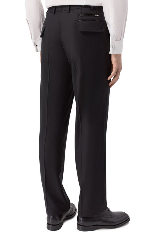 Шерстяные брюки Zilli CP0005M020042015U Чёрный  CP0005M020042015U Фото 4