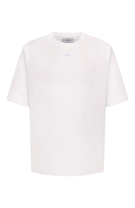 Мужская хлопковая футболка OFF-WHITE, арт. 0MAA120F25JER00D