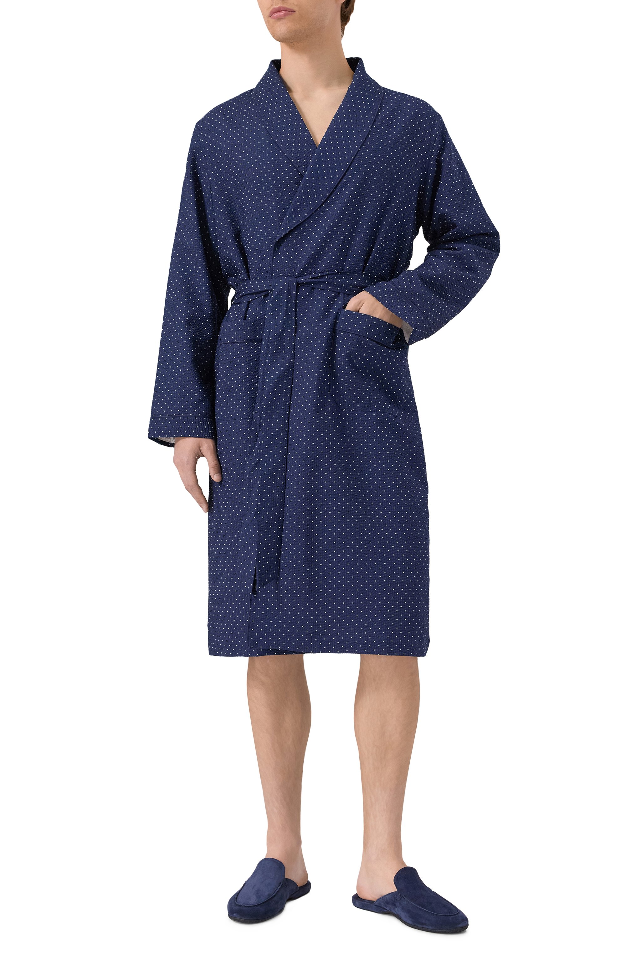 Хлопковый халат ROBERTO RICETTI, арт. VESTAGLIA P00L U0M0/1320SW21900, фото 2