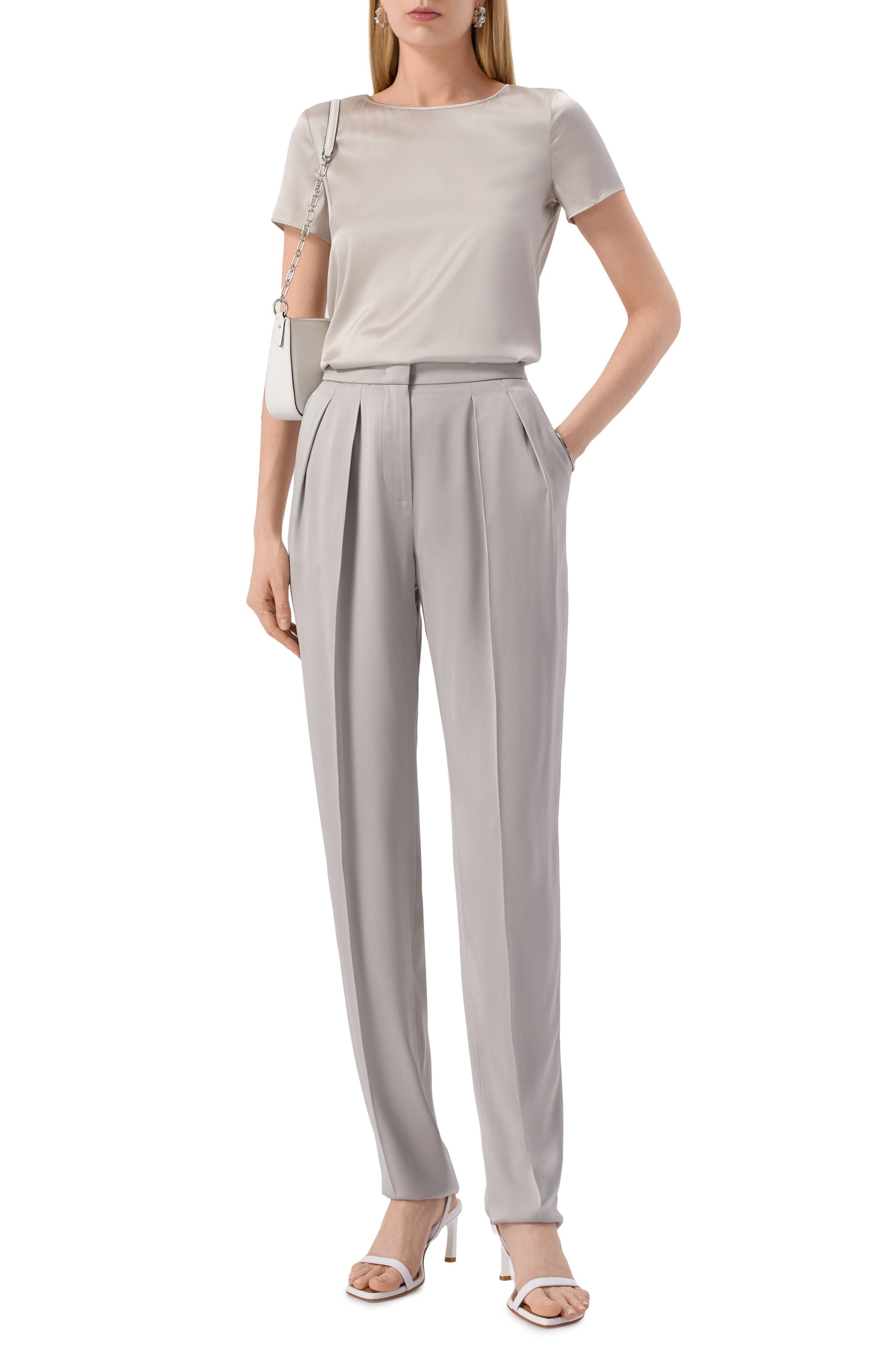 Атласный топ EMPORIO ARMANI, арт. 8N2K15/2NXXZ, фото 2