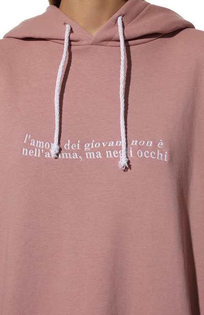 Хлопковое худи ARTEM KRIVDA, арт. H-RJ-PINK, фото 5