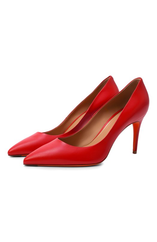 Кожаные туфли Santoni WDIG70945HI2NSZA Красный WDIG70945HI2NSZA