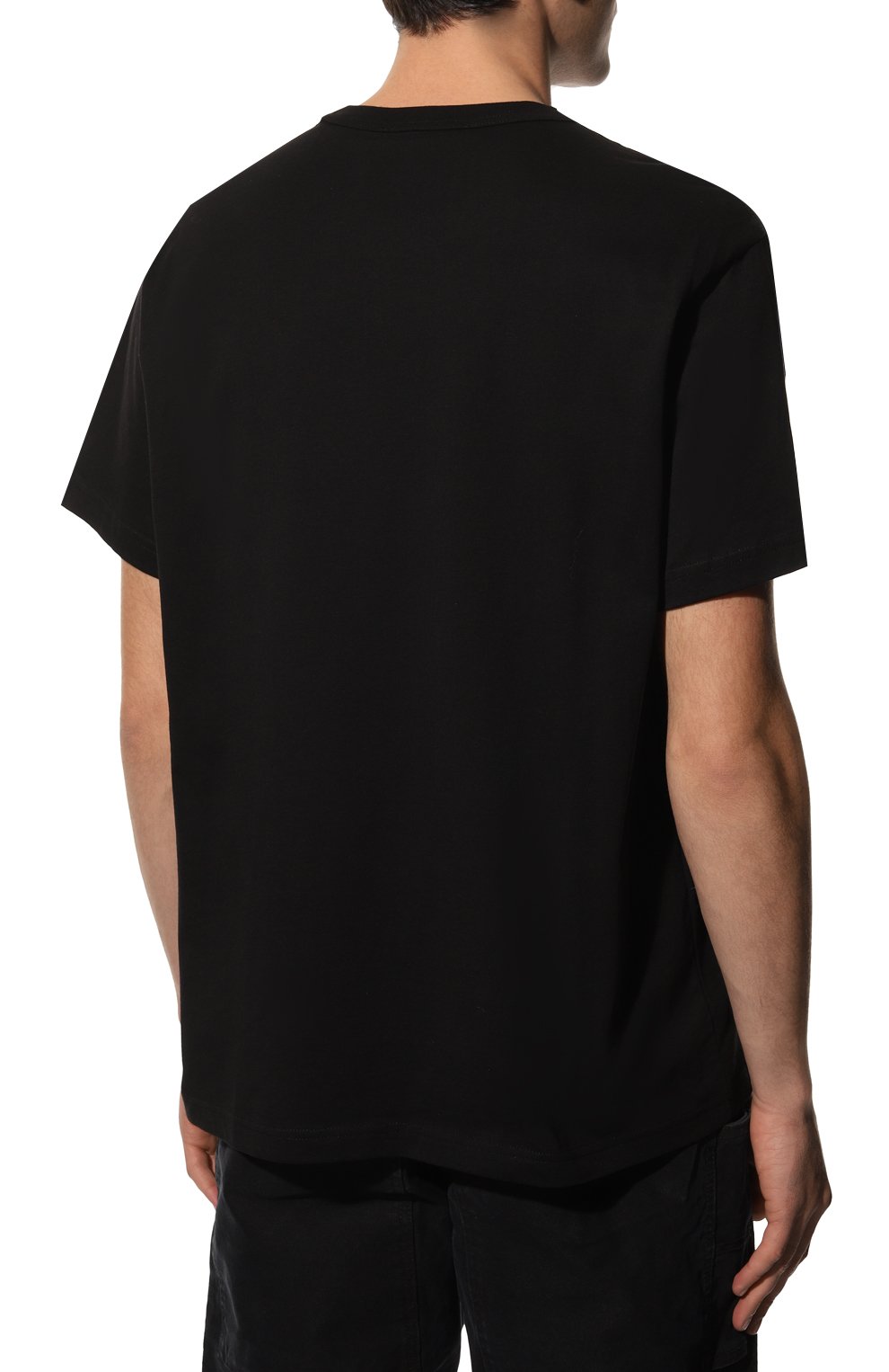 Хлопковая футболка VERSACE JEANS COUTURE, арт. 73GAHT29-73UP601 R SPACE WARRANTY/CJ000, фото 4