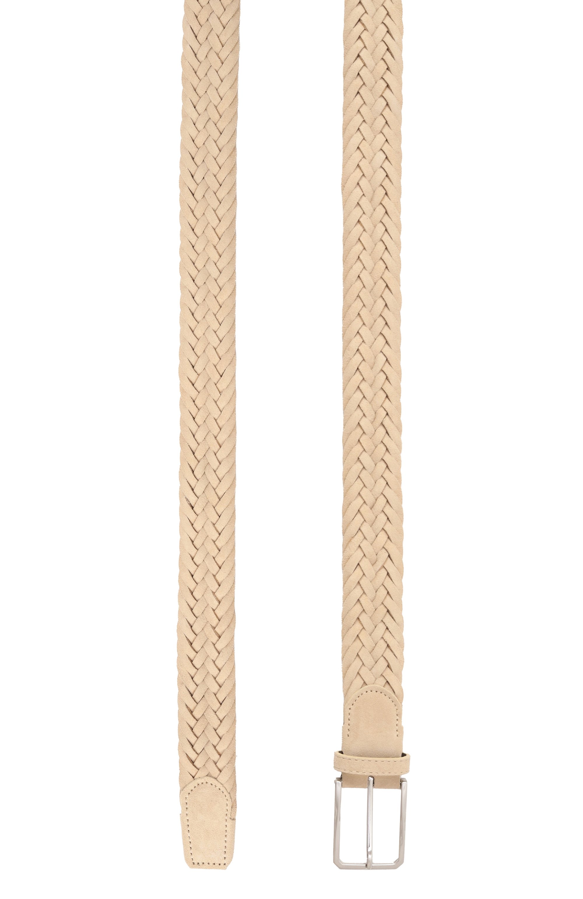 Замшевый ремень CANALI светло-бежевого цвета по цене 36850 руб., арт. 50C/KB00440, фото 3 Замшевый ремень CANALI, арт. 50C/KB00440, фото 3