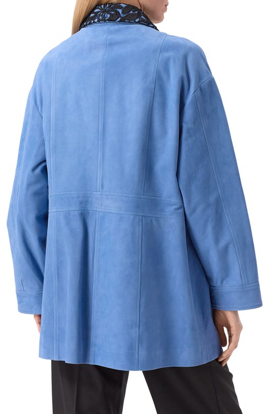 Замшевая куртка MVST 25E/X2P/0/Z021/6850 Голубой  25E/X2P/0/Z021/6850 Фото 4