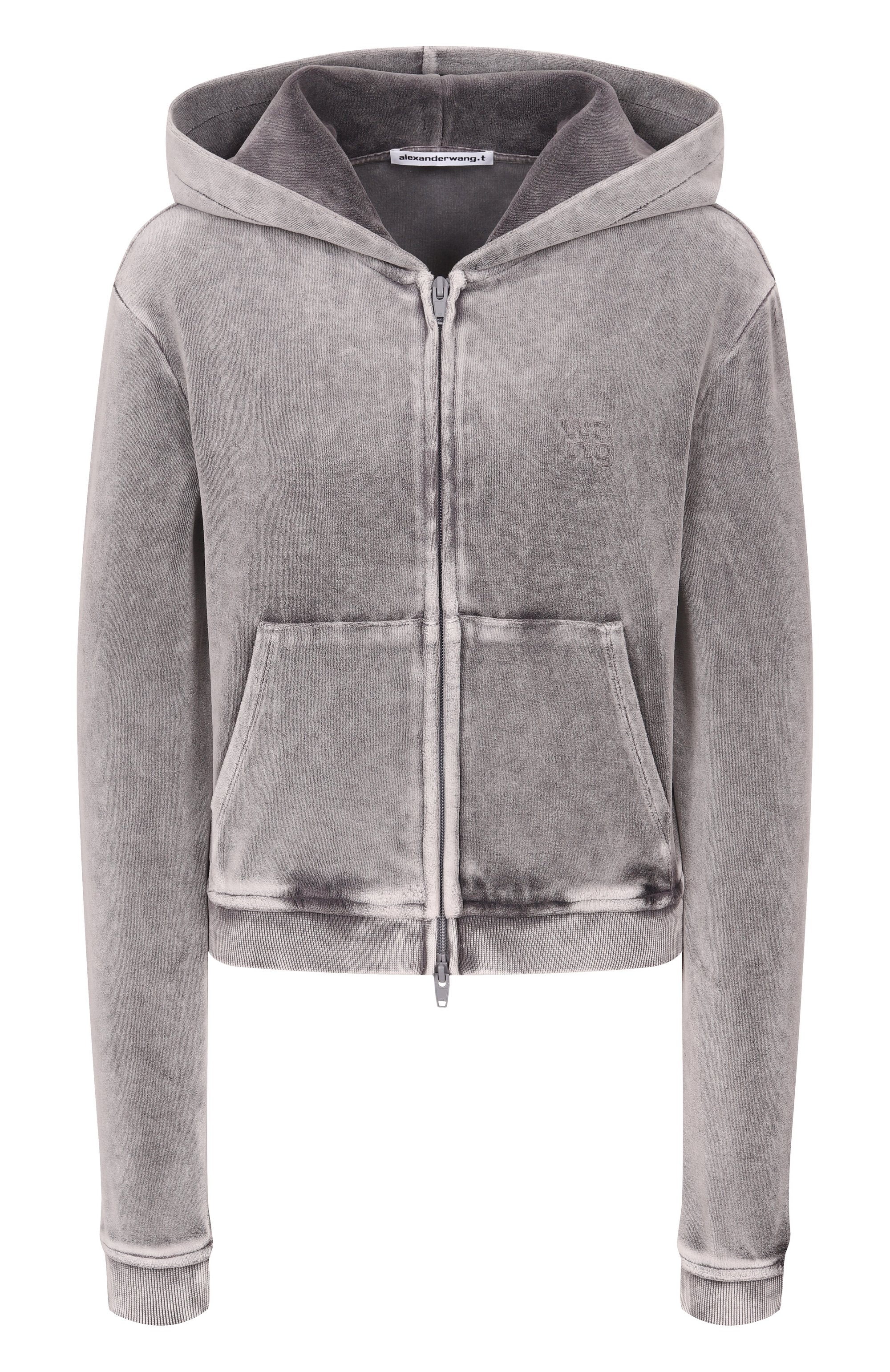 Бархатная толстовка ALEXANDERWANG.T, арт. 4CC4252680, фото 1
