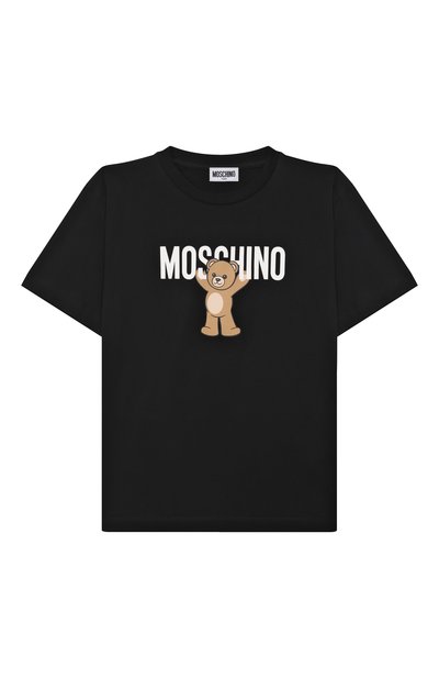 Хлопковая футболка MOSCHINO, арт. HMM05G/LAA10/10-14