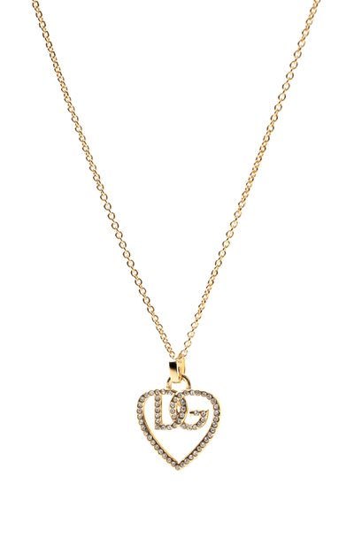 Подвеска на цепочке DOLCE & GABBANA золотого цвета по цене 64550 руб., арт. WNR8S7/W1111, фото 3 Подвеска на цепочке DOLCE & GABBANA, арт. WNR8S7/W1111, фото 3