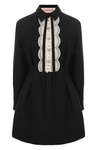 Женское платье из шерсти и шелка VALENTINO, арт. 5B3VA9T31CF