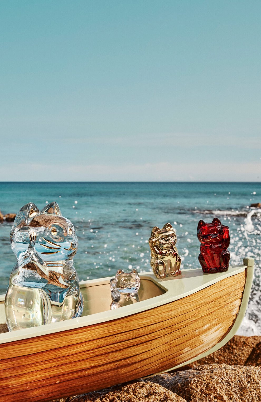 Статуэтка chat porte-bonheur BACCARAT золотого цвета по цене 82450 руб., арт. 2 612 997, фото 4 Статуэтка chat porte-bonheur BACCARAT, арт. 2 612 997, фото 4