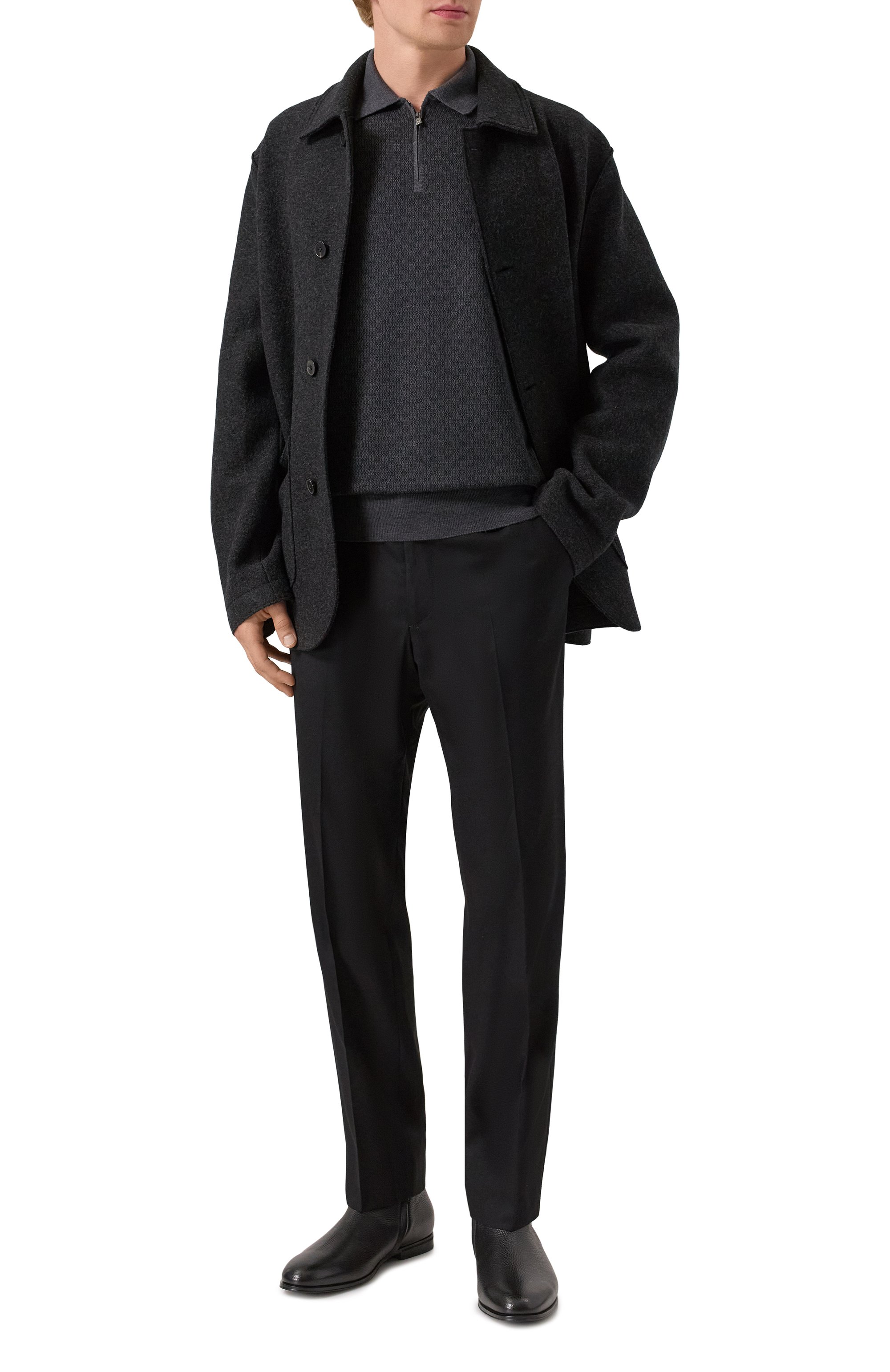 Шерстяное поло CORNELIANI, арт. 26M50L-2625194, фото 2